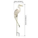 Regal Solar Bird Stake - Egret